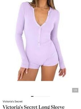 Victoria's Secret Lavender/Purple Long Sleeve romper